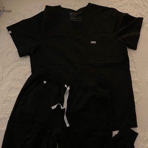 Men’s Figs Black Jogger Scrub Set TWO AVAILABLE